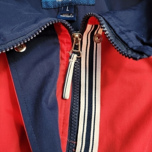 MACKINTOSH New England Vintage Zip Up Windbreaker Jacket Red Size Large - Picture 7 of 14